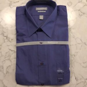 Men’s Van Heusen shirt, fitted, 15 x 32/33, NEW